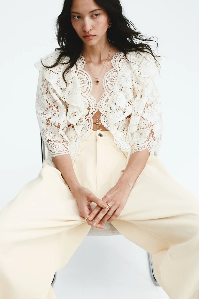 Jean taille classique jambes tonneau