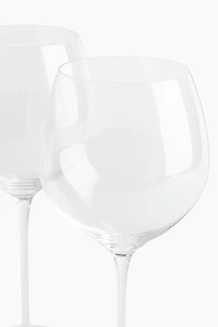 Lot de 2 verres à vin rouge