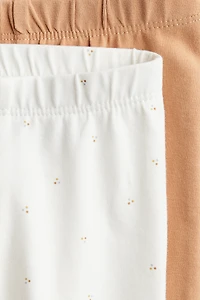 2-Pack Supersoft Cotton Jersey Leggings