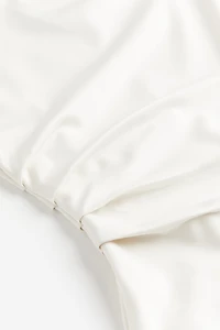 Robe en jersey à effet drapé