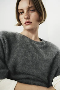 Haut en cachemire brossé