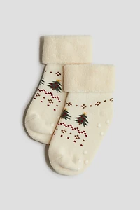 Lot de 3 paires chaussettes en bouclette