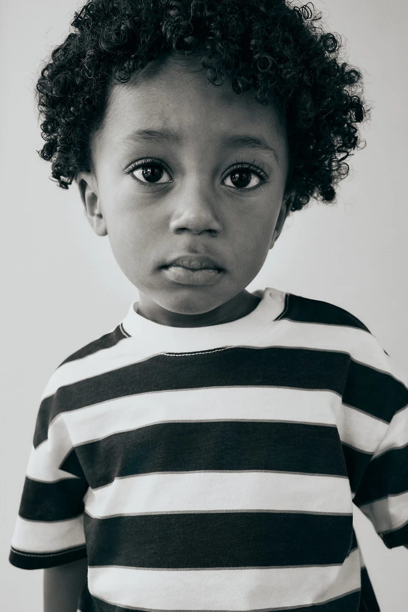 T-shirt en coton imprimé