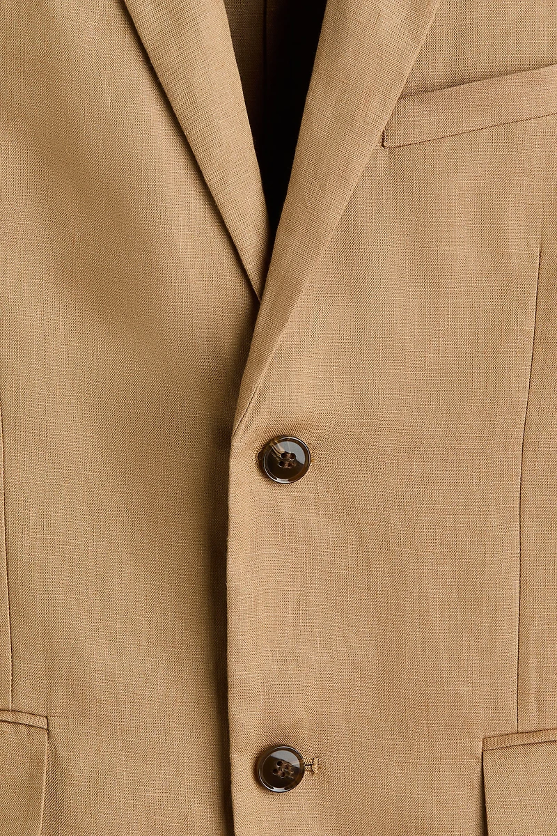 Veste près du corps en lin