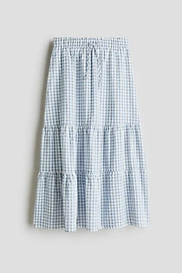 Tiered Cotton Skirt