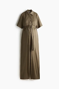 Combinaison pantalon MAMA avec ceinture à nouer