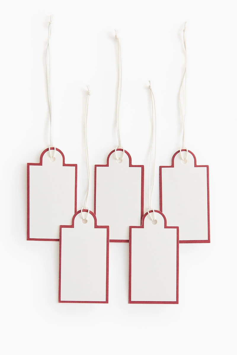 Lot de 5 étiquettes-cadeaux