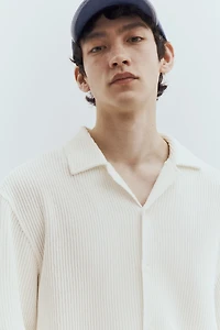 Loose Fit Ribbed Resort Shirt