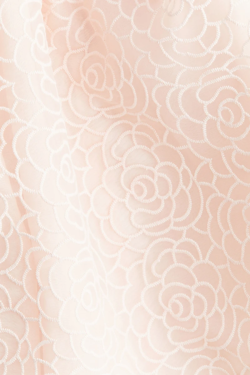 Embroidered Halterneck Dress