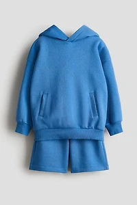 2-Piece Sweatshirt and Sweatshorts Set