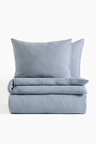 Muslin King/Queen Duvet Cover Set