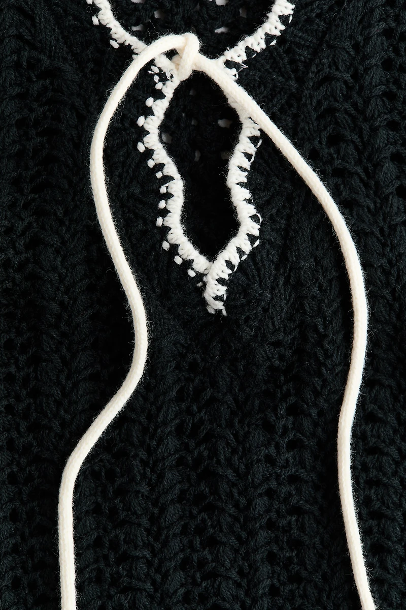 Pointelle-Knit Beach Dress