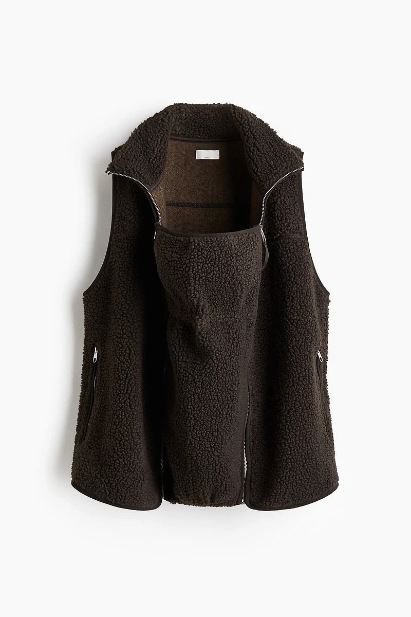 MAMA Before & After Babywearing Teddy Fleece Vest