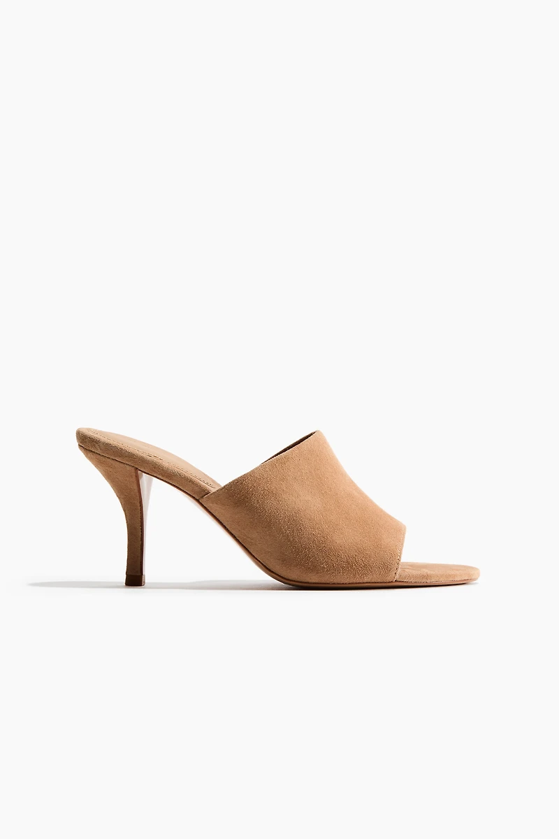 Heeled Leather Sandals