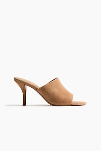 Heeled Leather Sandals