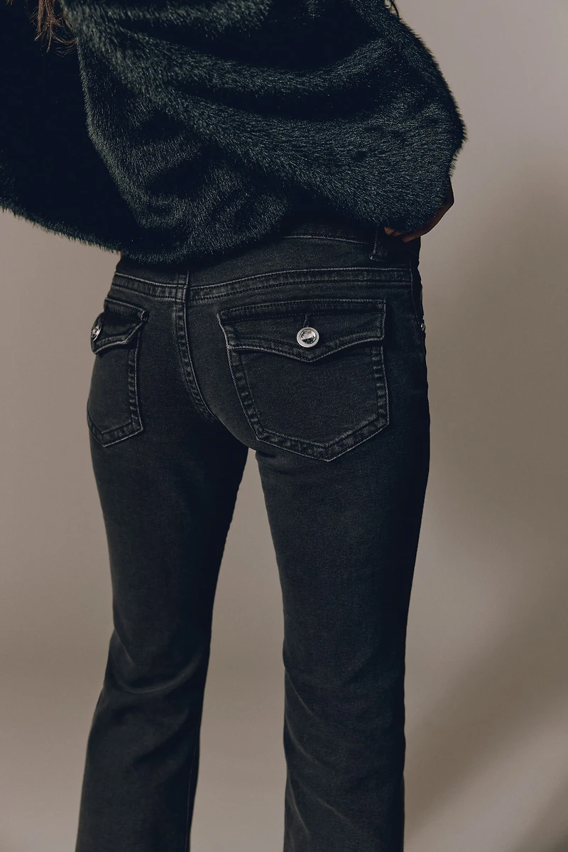 Flared Low Jeans