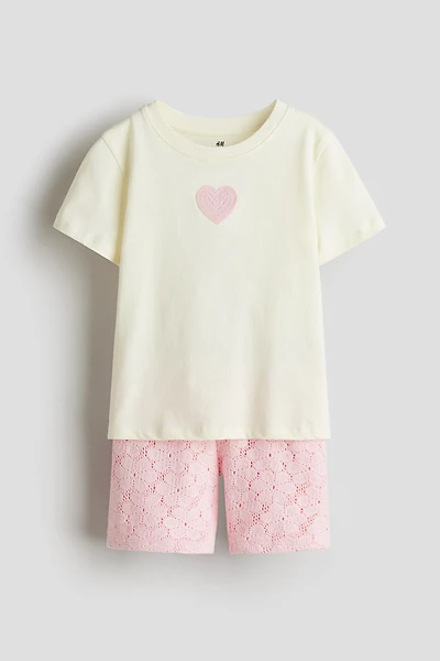 Ensemble 2 pièces avec haut et short