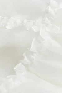 Flounce-Trimmed Dress