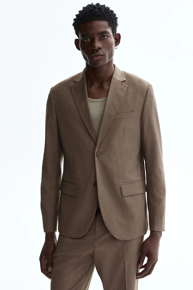 Veste classique à fermeture droite