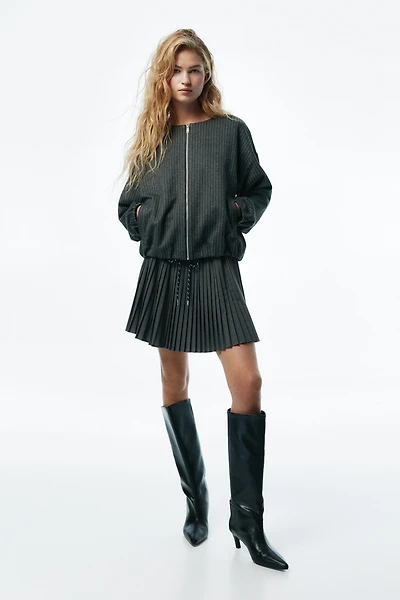 Oversized Jersey Jacket