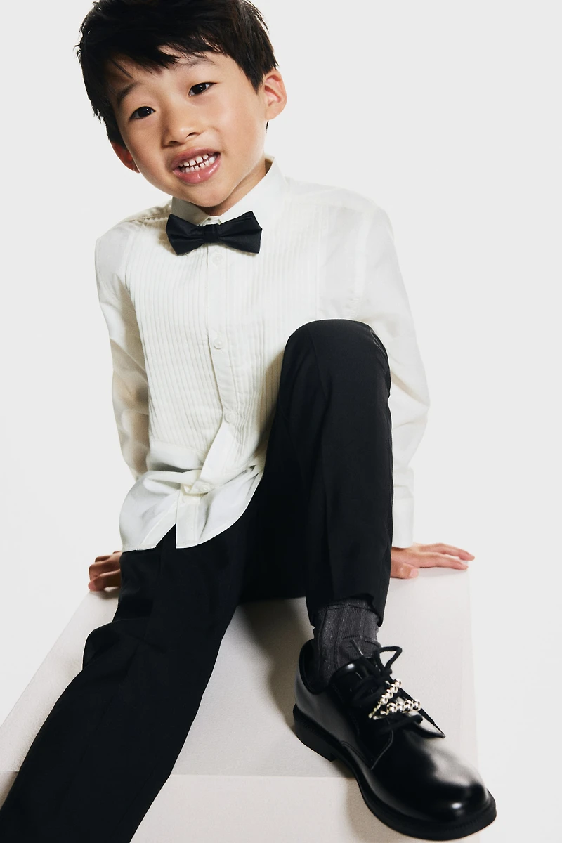 Tuxedo Shirt with Bow Tie