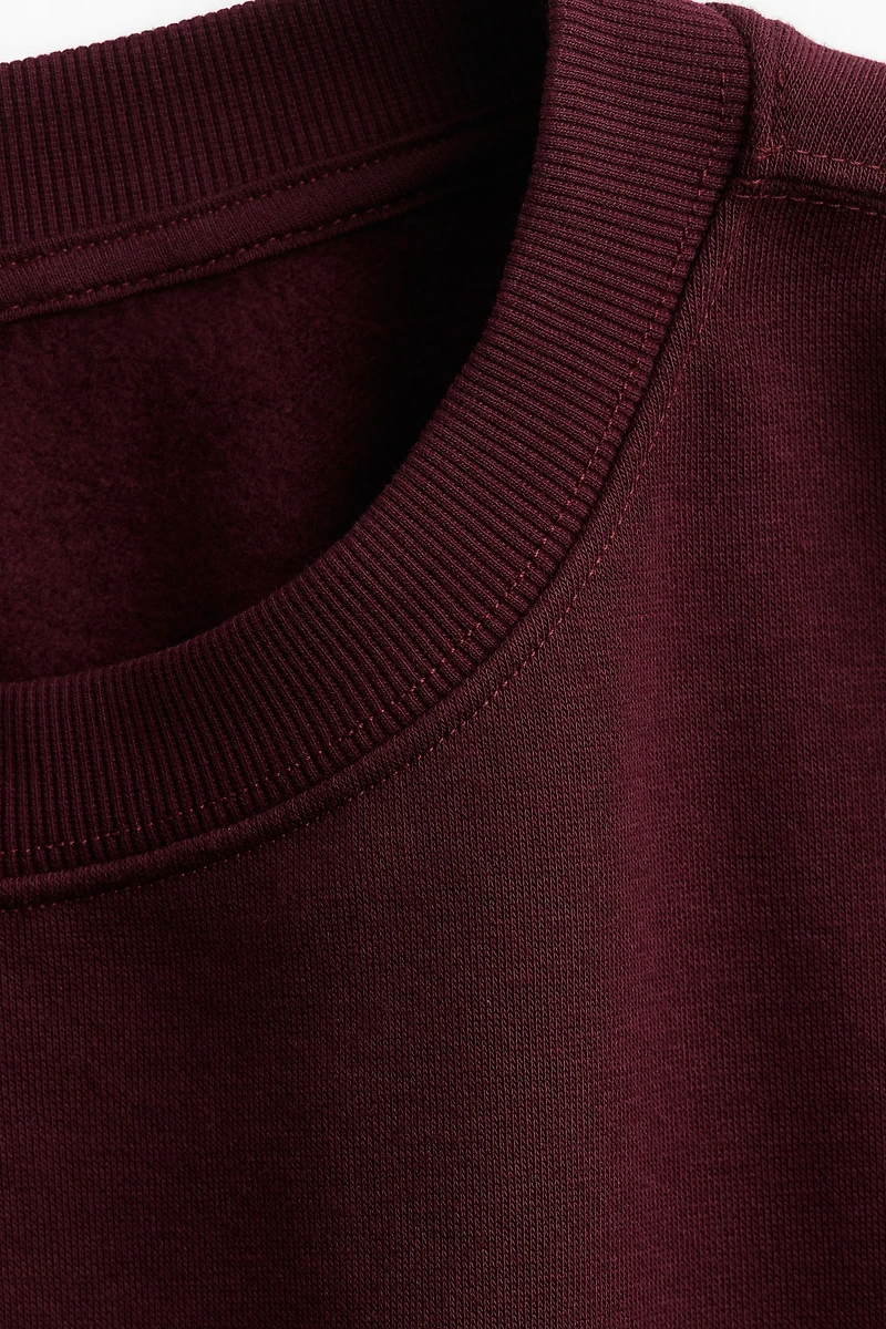 Sweatshirt with Text Motif