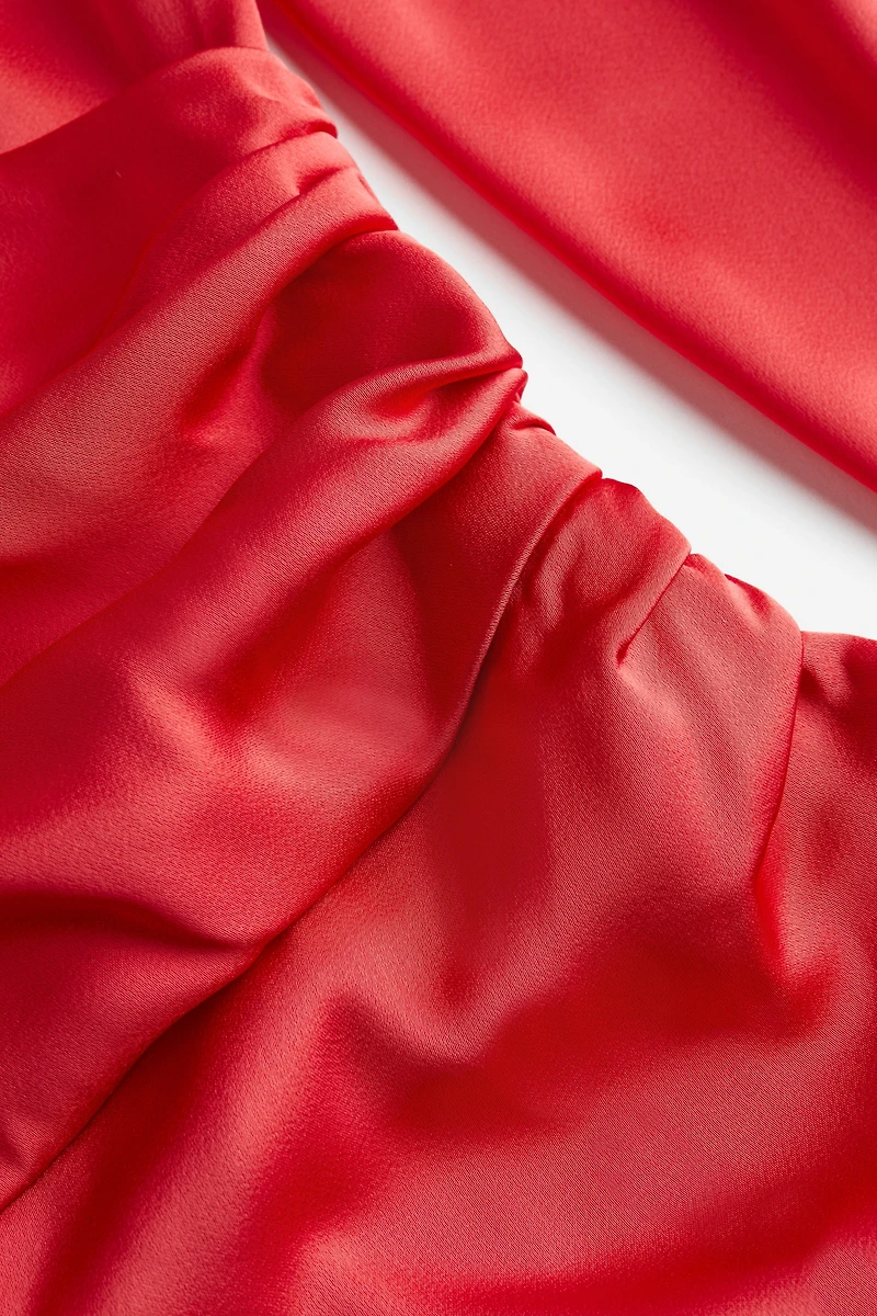 Draped Wrap Dress