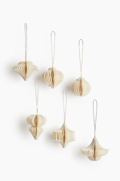 6-Pack Paper Ornaments
