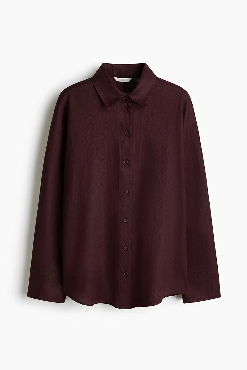 Oversized Linen Shirt