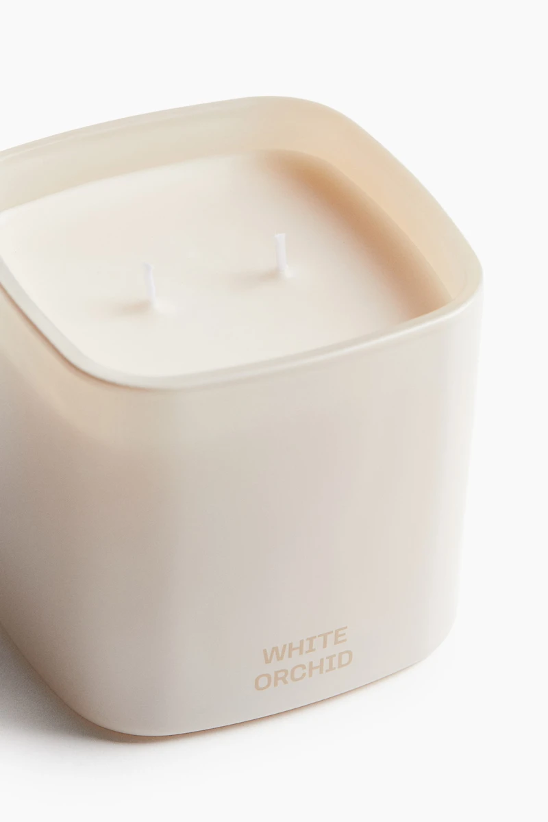 Large Scented Candle Glass Holder