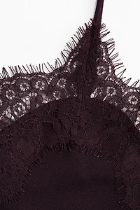 Lace-Trimmed Camisole Top