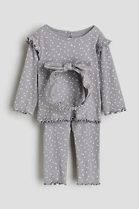 3-piece Ribbed Set