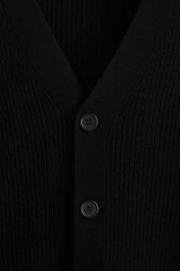 Regular-Fit Wool Cardigan