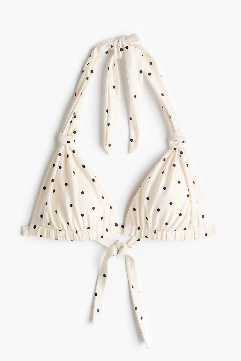 Push-Up Triangle Bikini Top