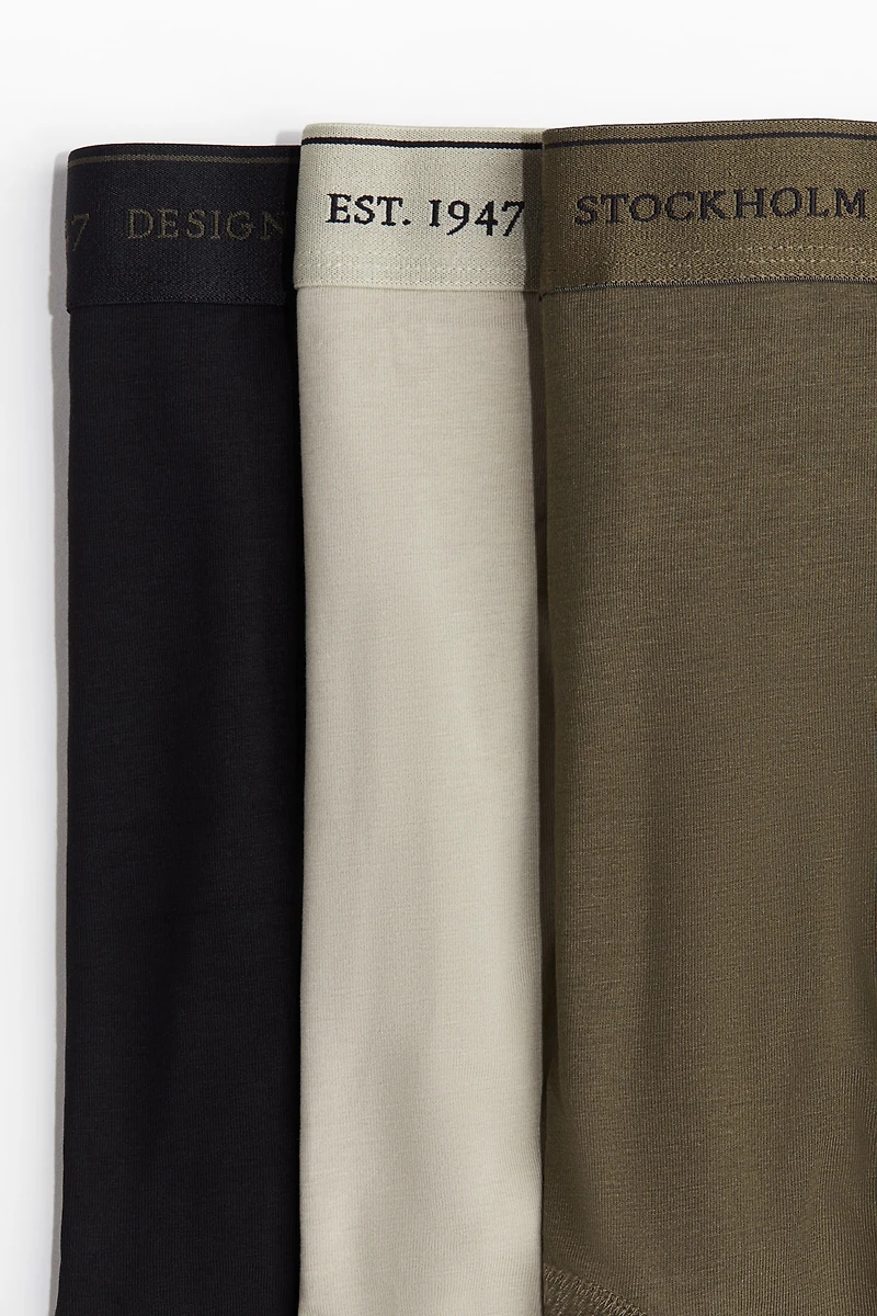 3-pack COOLMAX® Mid-Length Boxer Briefs