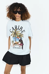 Printed Cotton T-Shirt
