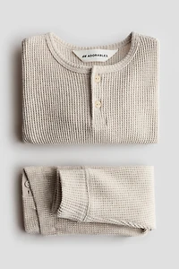 2-Piece Waffled Cotton Set