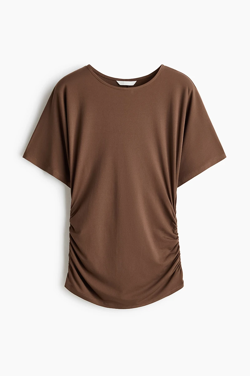 Draped Jersey Top