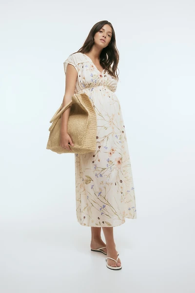 MAMA Robe à encolure en V