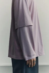 Layered Pima Cotton Shirt
