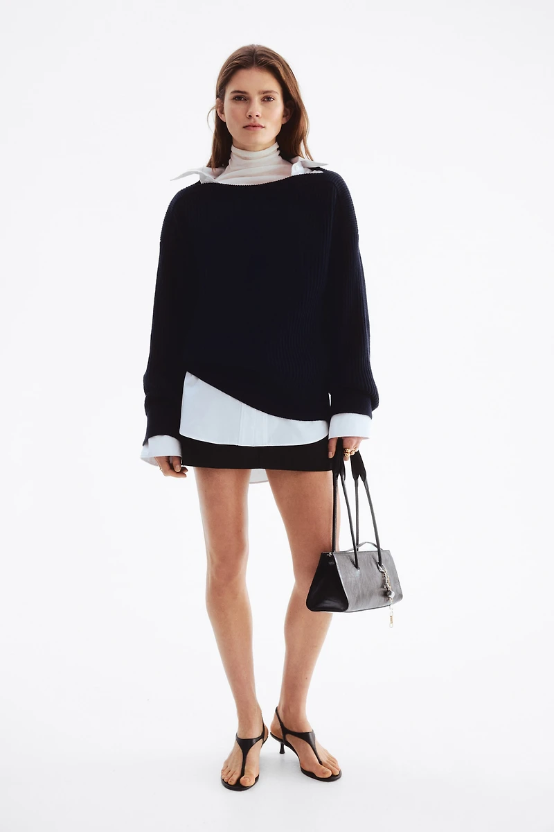 Oversized Wool-Blend Sweater