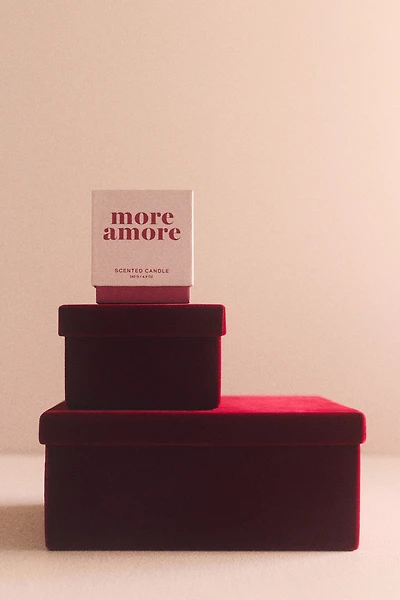 Bougie parfumée dans un pot en verre