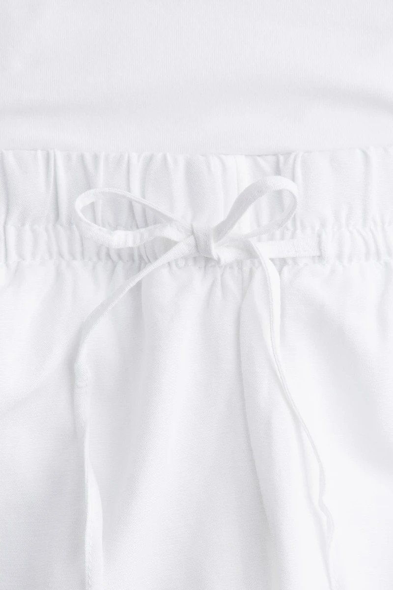 Pantalon MAMA en lin mélangé
