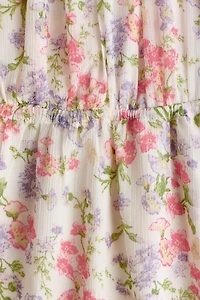 MAMA Balloon-Sleeved Maxi Dress