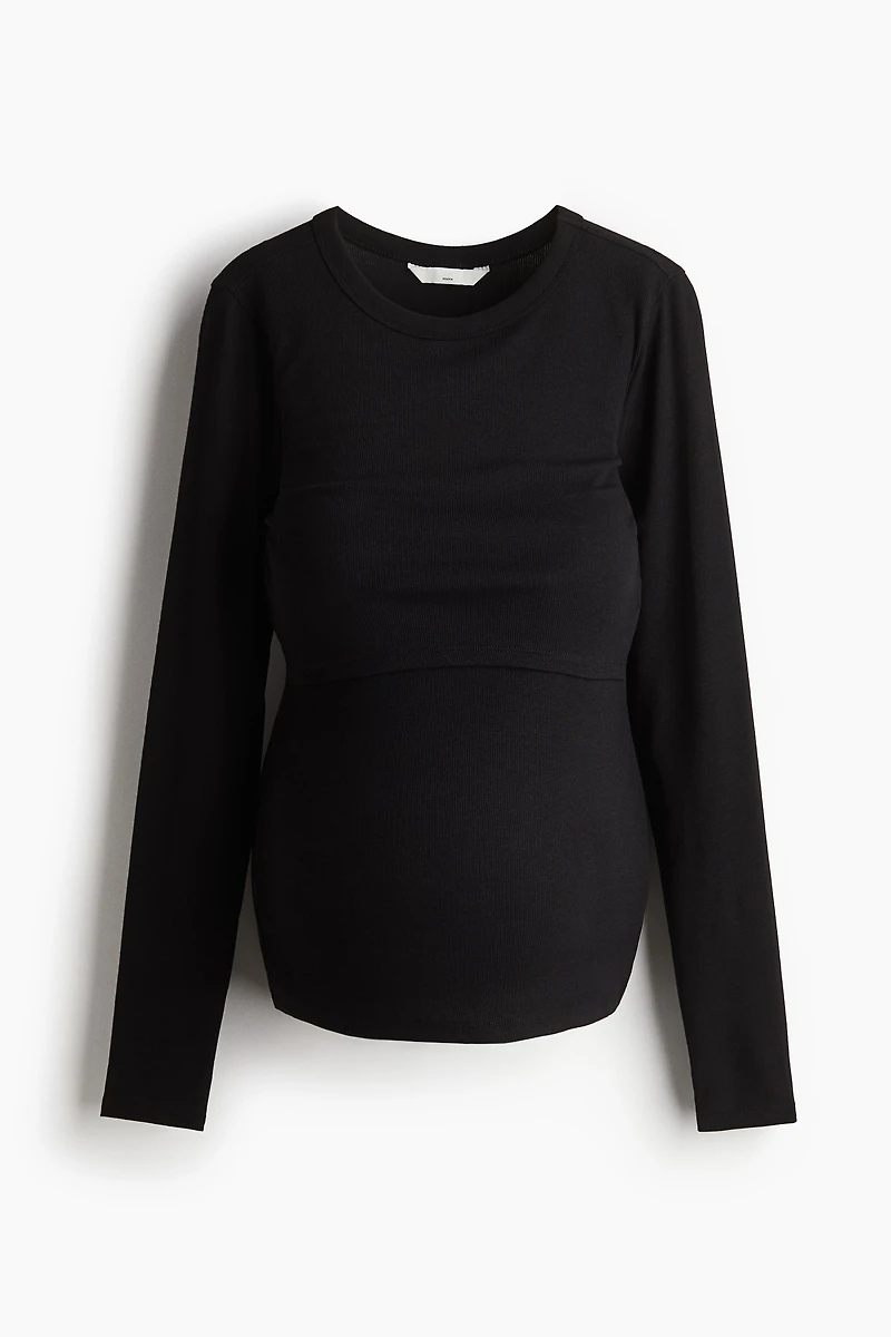 MAMA Long-Sleeved Nursing Top