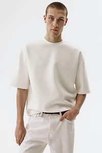 Oversized-Fit Scuba T-Shirt