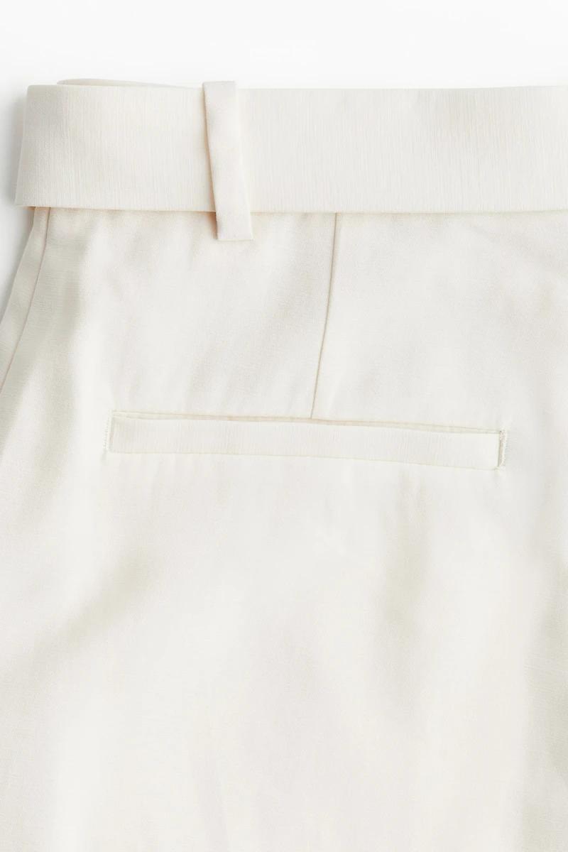 Pantalon large avec ceinture