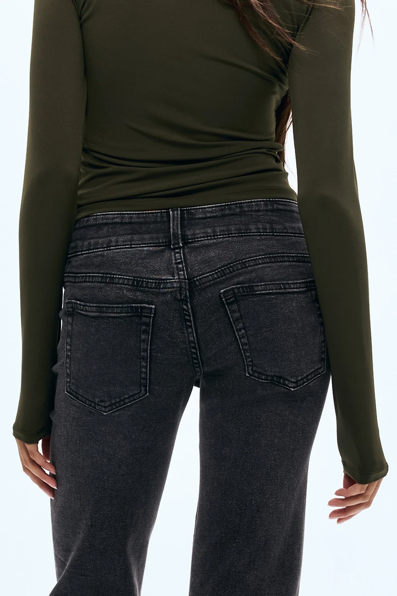 Flared Low Jeans