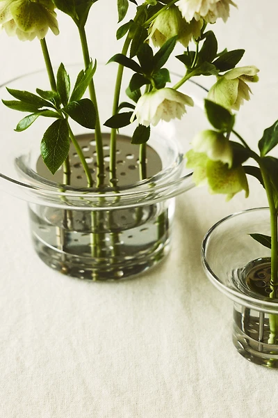 Vase Ikebana en verre