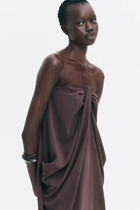 Knot-Detail Bandeau Dress